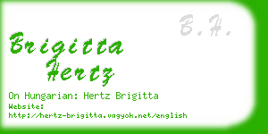 brigitta hertz business card